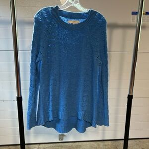 Loft light blue knit sweater